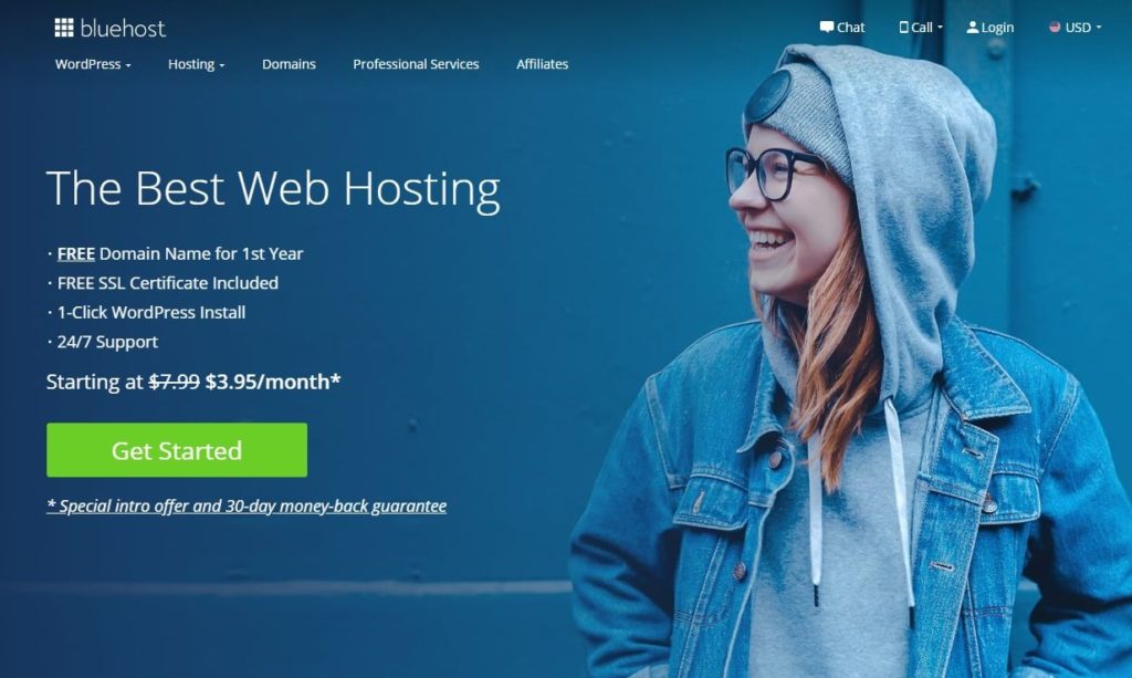 Mejor Hosting Para WordPress Bluehost